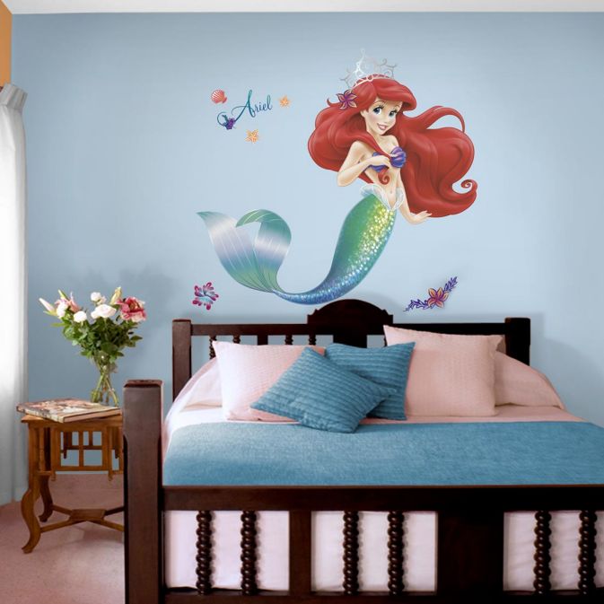 Kids Bedroom Wall Sticker Disney Little Mermaid
