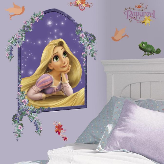 Kids Bedroom Wall Stickers Disney Princess Rapunzel